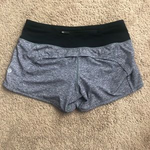 Lululemon Run Times Short II Heather Lux Black 4
